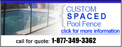 Custom Spaced Pool Fence
